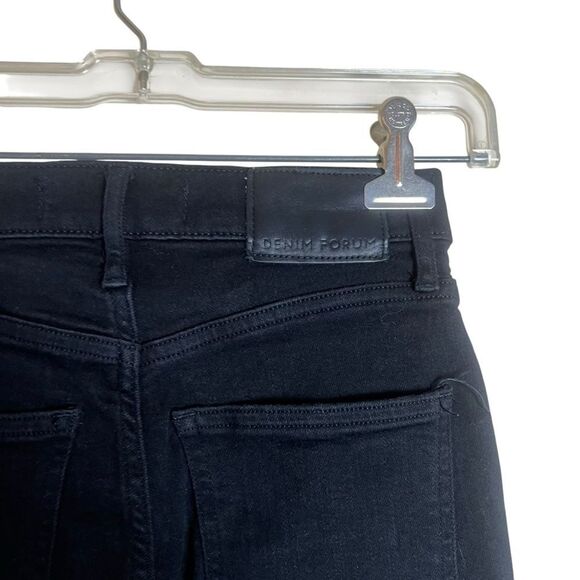 Denim Forum black Lola high rise skinny crop jeans - Picture 10 of 10